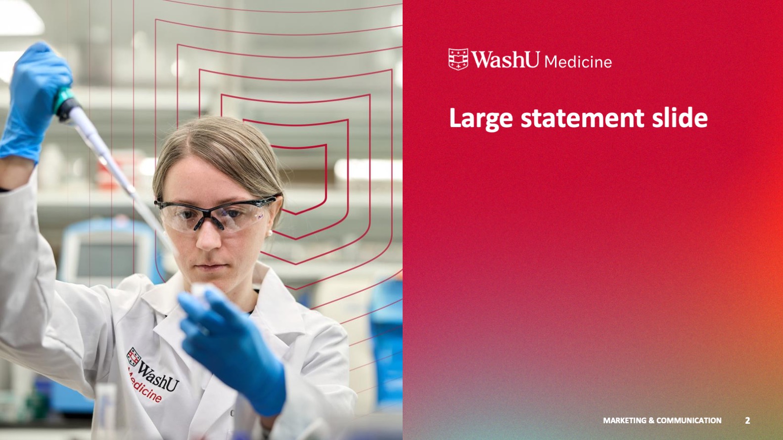 WashU Medicine PPT Template Gradient