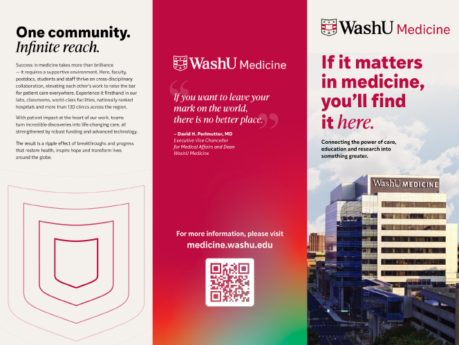 WhyWashU Medicine Brochure
